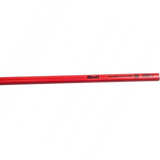 Ołówek stolarski HB czerwony