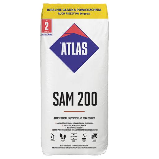 Zaprawa samopoziomująca wylewka SAM 200 Atlas 25kg